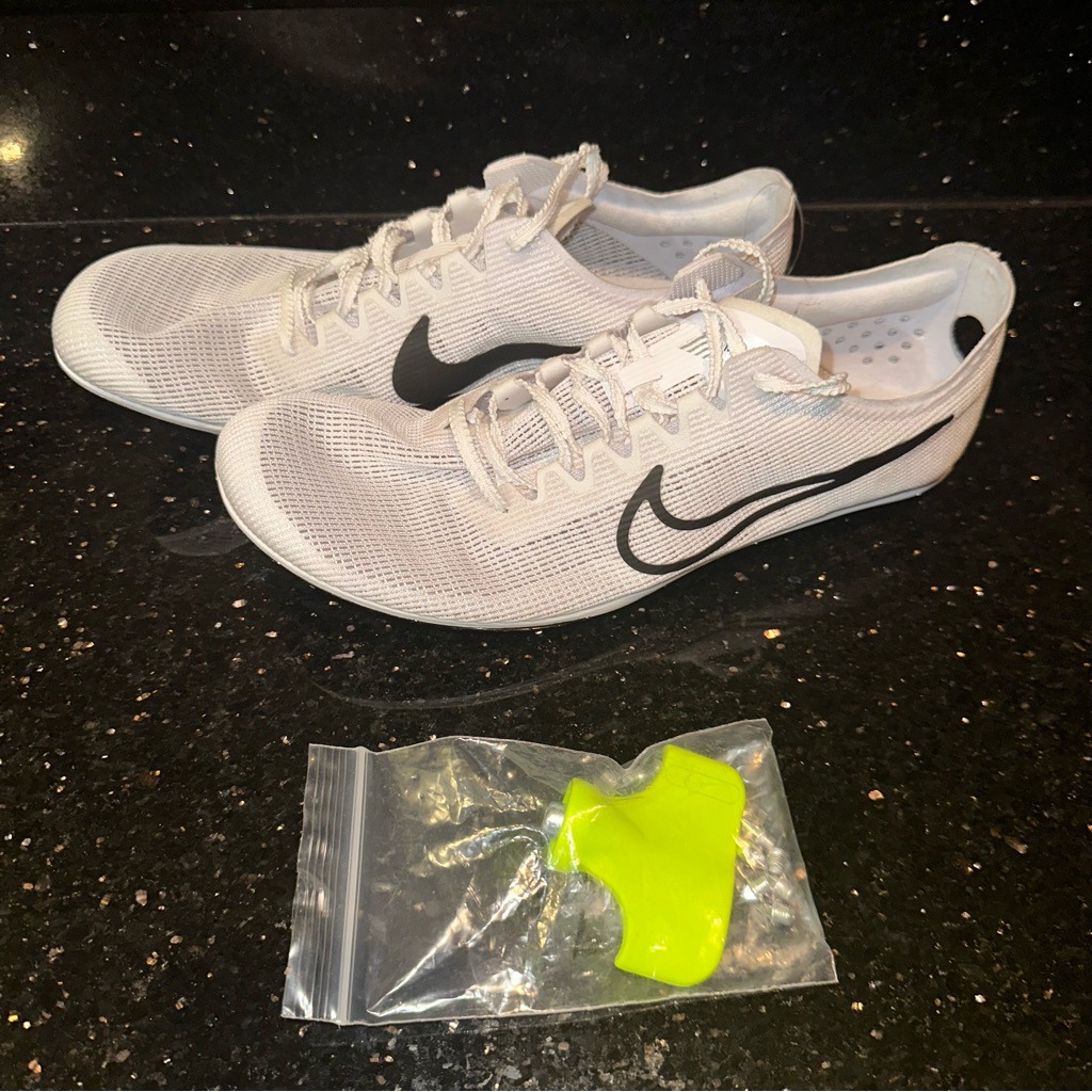 M7.5/W9 Nwt Nike Zoom Mamba 6 Track & Field Spikes White And Black